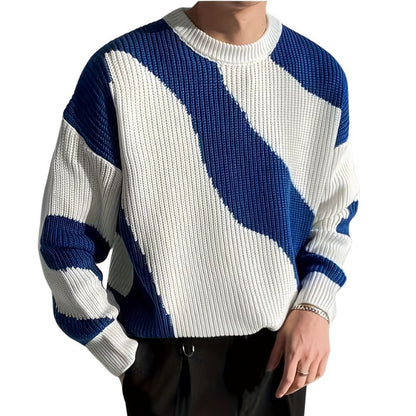 Color Block Knit Sweater