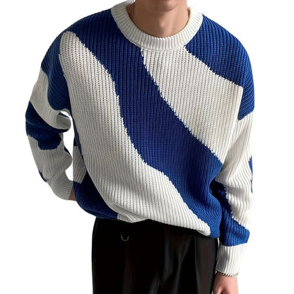 Color Block Knit Sweater