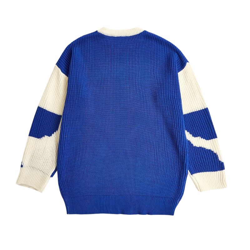 Color Block Knit Sweater