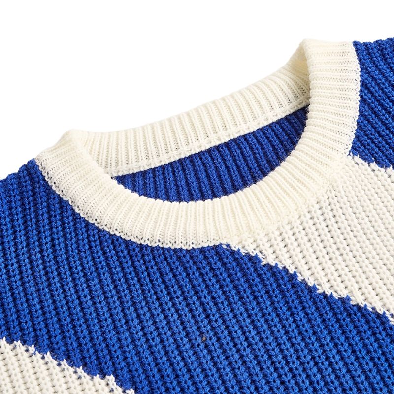 Color Block Knit Sweater