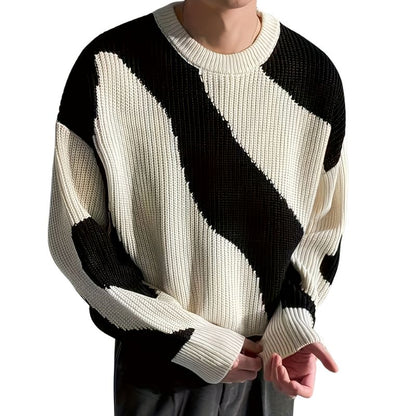 Color Block Knit Sweater